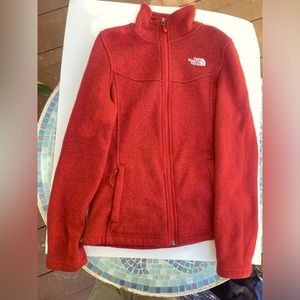 North Face winter zip up jacket
